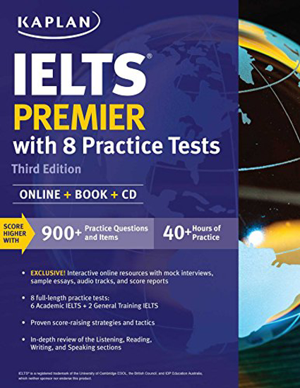 Picture of IELTS Premier with 8 Practice Tests Kaplan 