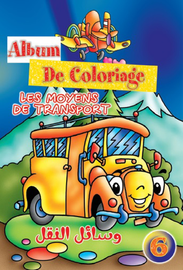 Picture of Album De Coloriage  - LES MOYENS DE TRANSPORT / 6 L
