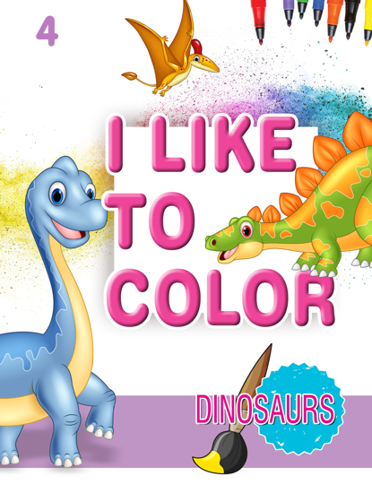 Picture of I Like To Color - DINOSAURS/ 4