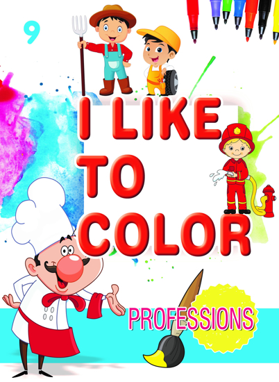 Picture of I Like To Color - PROFESSIONS AND TOOLS / 9
